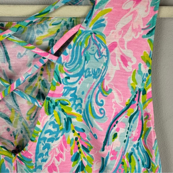 Lilly Pulitzer Women's Kristen Dress Multi Unicorn of the Sea sz XS - Picture 5 of 7